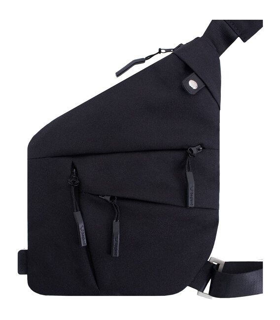 Сумка-месенджер Bagland Triangle 3 л. чорний (0021066) фото, картинка, изображение