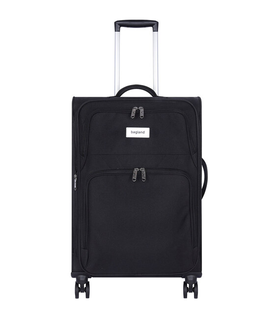 Валіза Bagland Валенсія середня 63 л. чорний (003796624) картинка, зображення, фото
