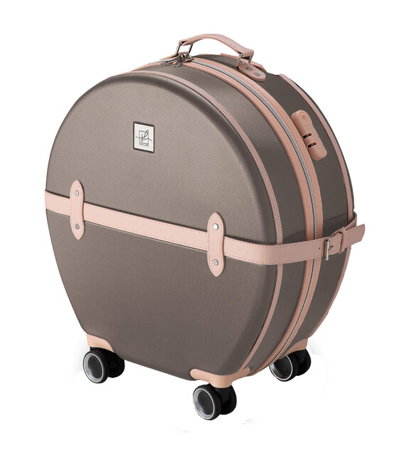 Валіза Semi Line 20" (S) Brown/Pink Cream (T5673-2) фото, картинка, изображение