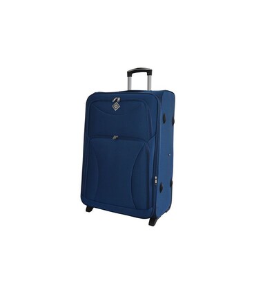 Валіза Bonro Tourist середня M темно-синя картинка, зображення, фото