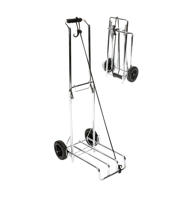 Візок господарський Bo-Camp Luggage Trolley Foldable 40 kg Silver (5267279) фото, картинка, изображение