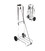 Візок господарський Bo-Camp Luggage Trolley Foldable 40 kg Silver (5267279) картинка, зображення, фото