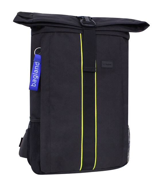 Рюкзак для ноутбука Bagland Roll 21 л. чорний (0015666) картинка, зображення, фото