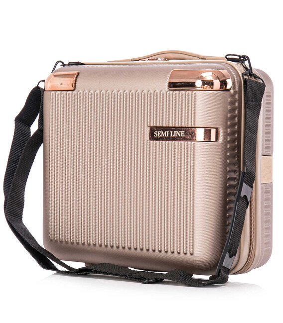 Бьюти-кейс Semi Line 16L Champagne (T5666-2) фото, картинка, изображение