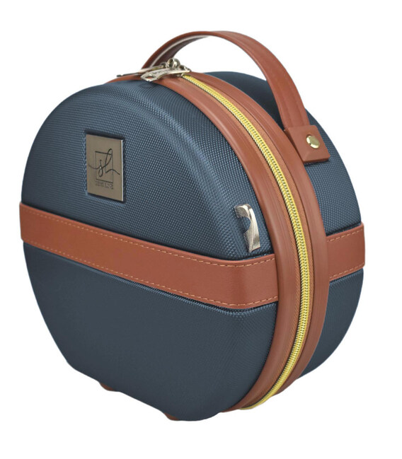 Бьюти-кейс Semi Line 5L Blue/Brown (T5672-1) фото, картинка, изображение