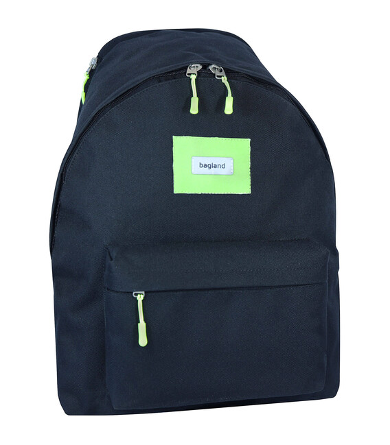 Рюкзак Bagland Stylish L 24 л. чорний 1300 (0051866) картинка, зображення, фото