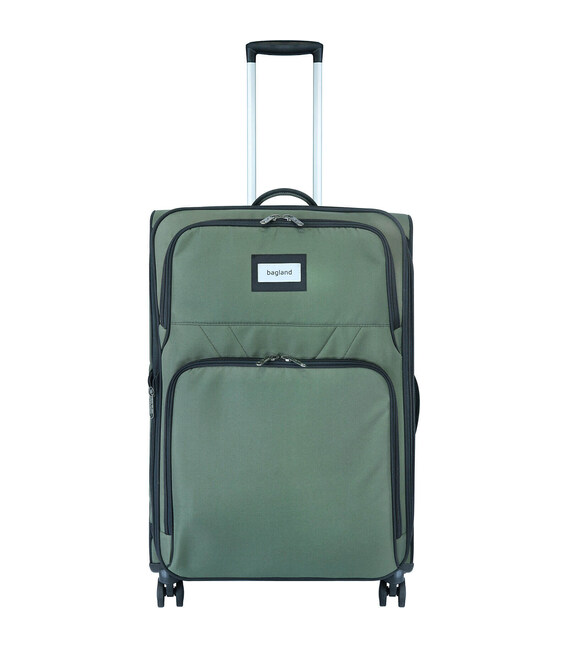 Валіза Bagland Валенсія велика 83 л. хакі (003796627) фото, картинка, изображение