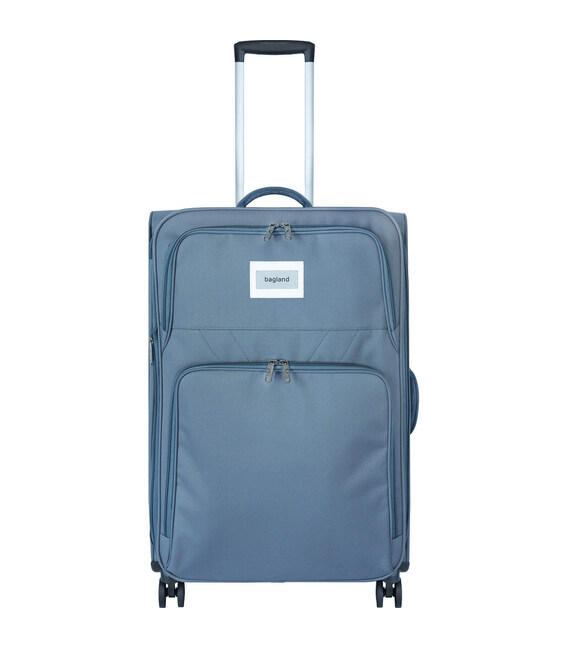 Валіза Bagland Валенсія велика 83 л. сірий (003796627) фото, картинка, изображение