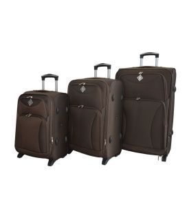 Набір Валіз Bonro Tourist коричневий картинка, зображення, фото