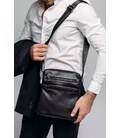 Сумка на плечо мужская кожаная Tiding Bag 9830A фото, картинка, изображение