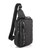 Мужской кожаный слинг на одно плечо черный Tiding Bag A25F-693A фото, картинка, изображение