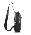 Мужской кожаный слинг на одно плечо черный Tiding Bag A25F-693A фото, картинка, изображение