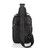 Мужской кожаный слинг на одно плечо черный Tiding Bag A25F-693A фото, картинка, изображение