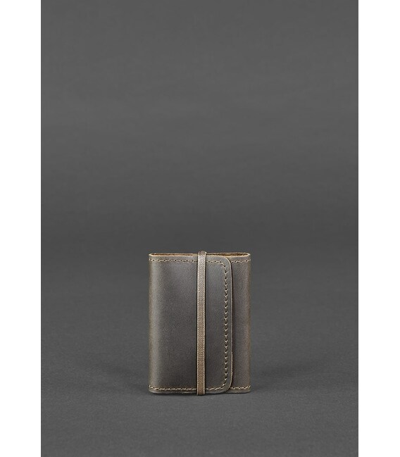 Шкіряний кард-кейс 1.1 темно-коричневий картинка, зображення, фото