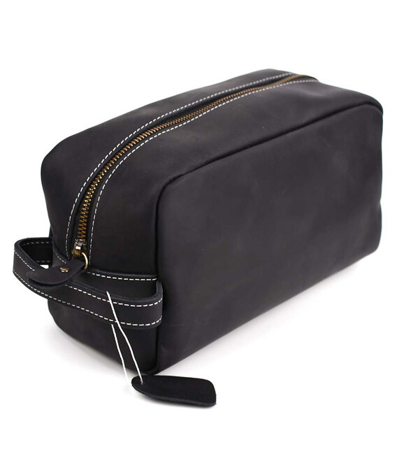 Косметичка несесер на одне відділення Tiding tid9533A чорна фото, картинка, изображение