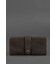 Шкіряне портмоне 3.0 темно-коричневе картинка, зображення, фото