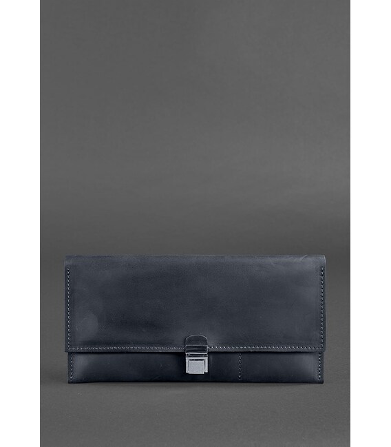 Кожаный тревел-кейс Journey 2.0 синий фото, картинка, изображение