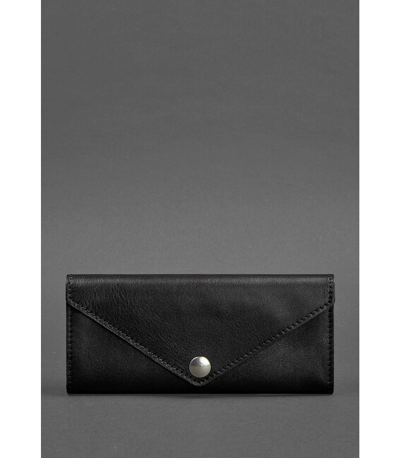 Женский кожаный кошелек Керри 1.0 черный Krast фото, картинка, изображение