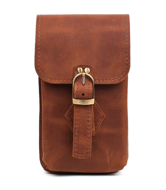 Шкіряна сумка чохол на пояс коньячна TARWA RB-2094-3md фото, картинка, изображение