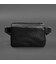 Кожаная поясная сумка Dropbag Minі черная фото, картинка, изображение