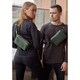 Шкіряна поясна сумка Dropbag Mini зелена Crazy Horse картинка, зображення, фото