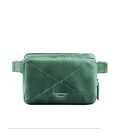 Кожаная поясная сумка Dropbag Mini зеленая Crazy Horse картинка, изображение, фото