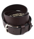 Шкіряний ремінь GP Grande Pelle 413012300 коричневий 40мм фото, картинка, изображение