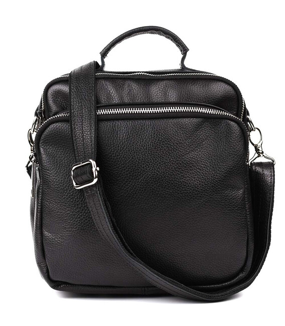 Чоловіча сумка на плече з шкіряною ручкою FA-6018-4lx TARWA флотар фото, картинка, изображение