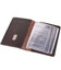 Шкіряна обкладинка для авто документів Limary Lim-3991GC коричнева фото, картинка, изображение