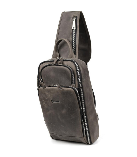 Шкіряний рюкзак на одне плече, рюкзак-слінг TARWA RJ-0910-4lx фото, картинка, изображение