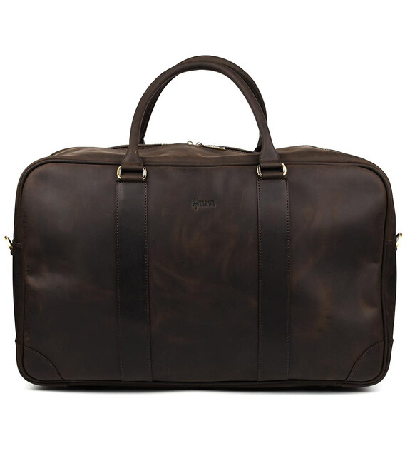 Шкіряна сумка RC-6827-4lx TARWA коричнева Crazy Horse фото, картинка, изображение