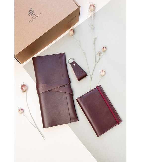 Набір шкіряних аксесуарів для мандрівника Венеція Краст картинка, зображення, фото