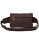 Сумка на пояс із натуральної шкіри, бананка FC-8136-3md TARWA коричневий флотар фото, картинка, изображение