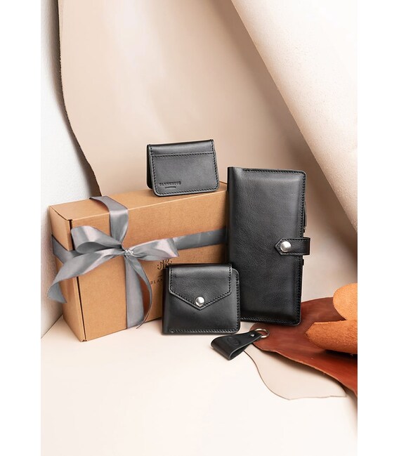 Набор кожаных аксессуаров для путешественника Дублин (кожа krast) фото, картинка, изображение