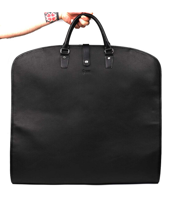 Шкіряний портплед (гармент) TARWA FA-Grment-4lx із чорного флотару фото, картинка, изображение