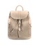 Кожаный женский рюкзак Олсен светло-бежевый фото, картинка, изображение