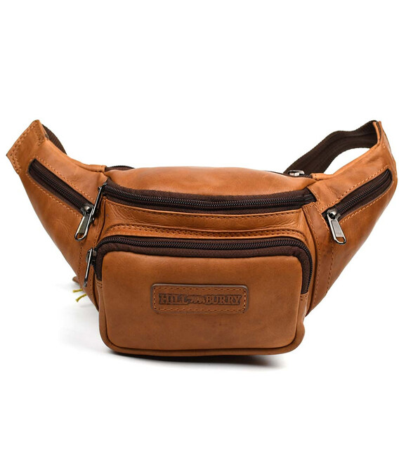 Сумка чоловіча зі шкіри Hill Burry HB3044B коньячна фото, картинка, изображение