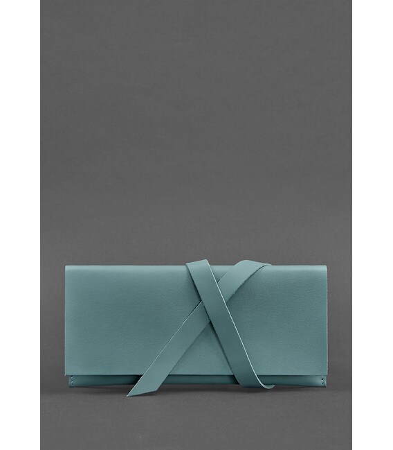 Кожаный женский тревел-кейс Voyager 1.0 бирюзовый фото, картинка, изображение