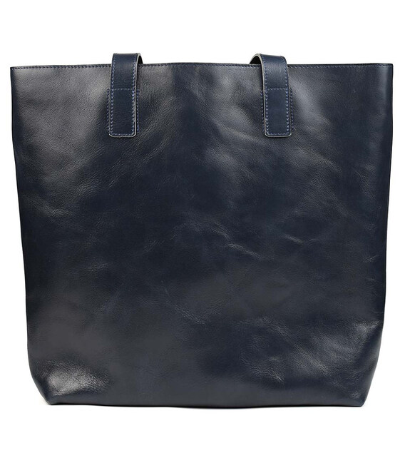 Жіноча сумка шоппер шкіра Алькор Limary lim-3440GK синя фото, картинка, изображение