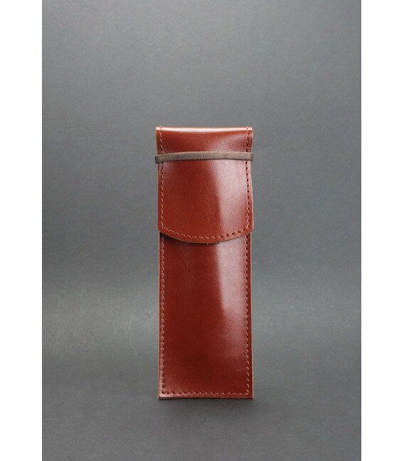 Кожаный чехол для ручек 1.0 светло-коричневый фото, картинка, изображение