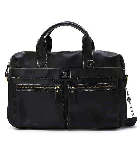 Шкіряна сумка чоловіча Bull GW0560A для ноутбука та документів картинка, зображення, фото