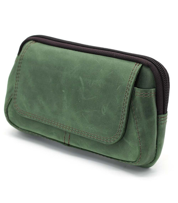Сумка чохол TARWA RE-1366-3md з кінської шкіри зелена фото, картинка, изображение