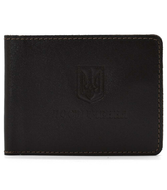 Шкіряна обкладинка на посвідчення Limary lim-3989GC коричнева фото, картинка, изображение