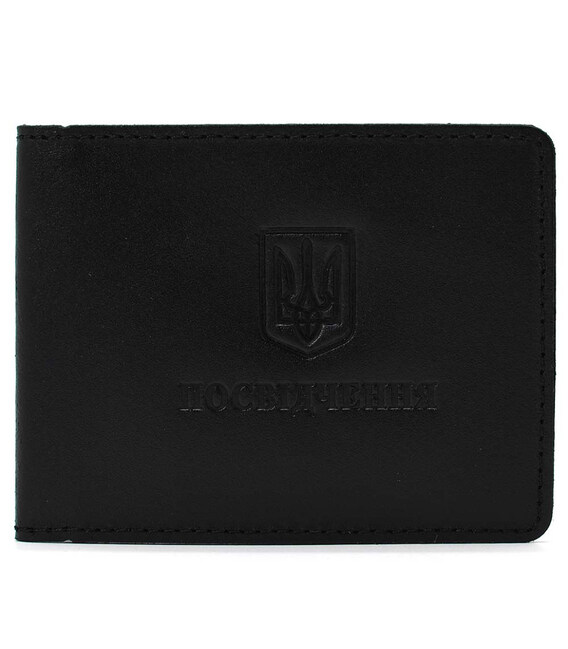 Limary lim-3989GA чорна Шкіряна обкладинка на посвідчення фото, картинка, изображение