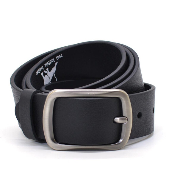 Ремінь зі шкіри буйвола st17044698 чорний 40мм фото, картинка, изображение
