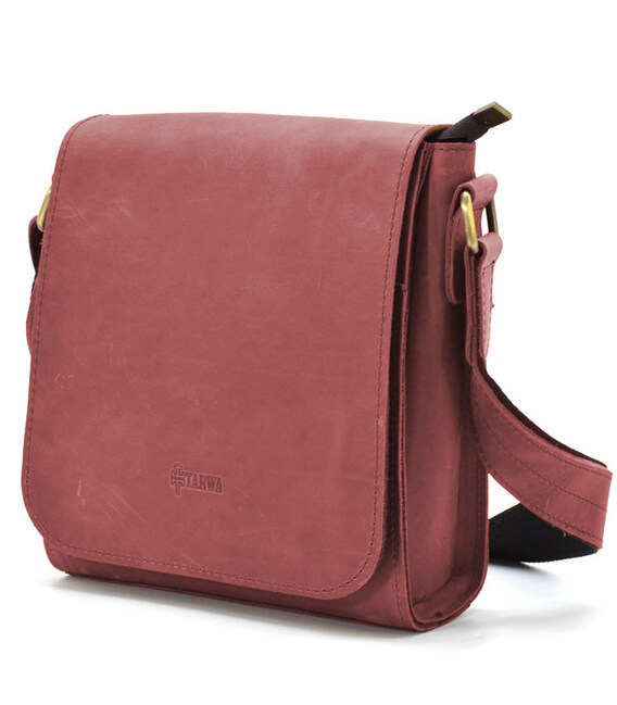 Чоловічі шкіряні сумки через плече RW-30271-3md TARWA марсала фото, картинка, изображение