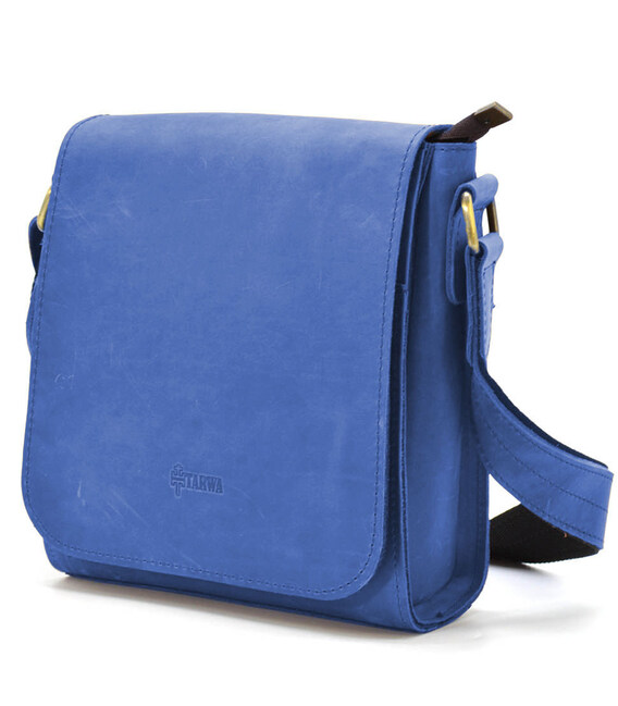 Чоловіча шкіряна сумка через плече RUI-30271-3md TARWA ультрамарин фото, картинка, изображение