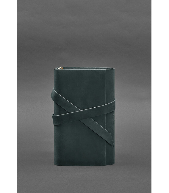 Шкіряний блокнот (Софт-бук) 1.0 зелений картинка, зображення, фото