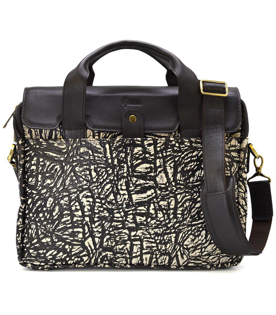 Шкіряна сумка для ноутбука Rep-1812-4lx від TARWA комбінована фото, картинка, изображение