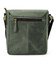 Невелика чоловіча сумка через плече шкіряна Limary lim-354RE зелена фото, картинка, изображение